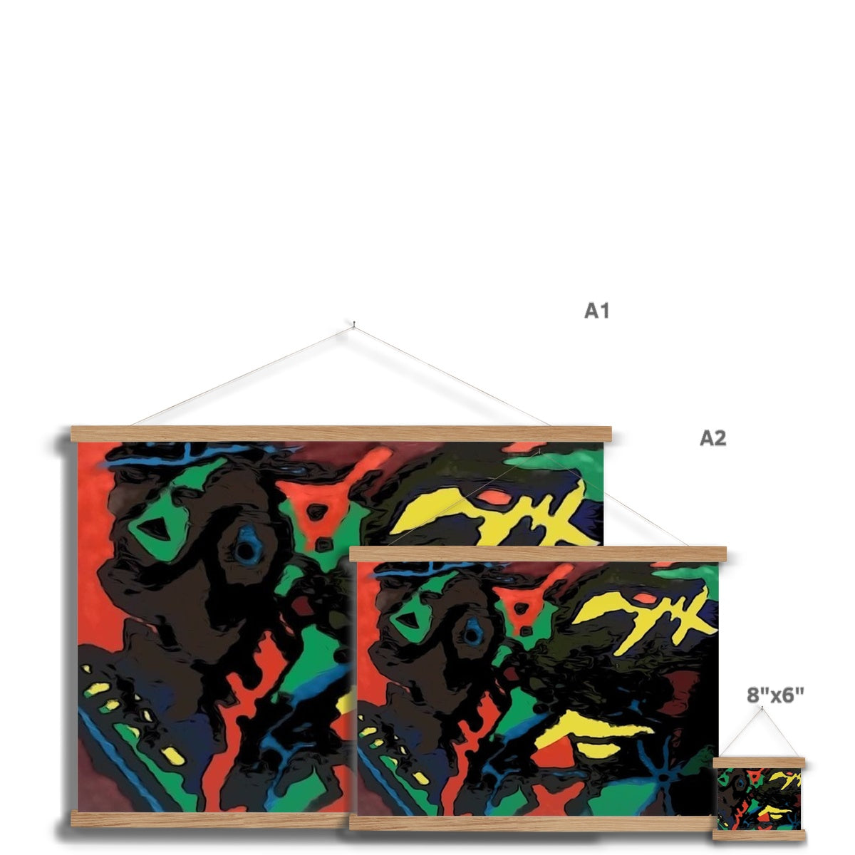 Drunk Fine Art Print with Hanger
