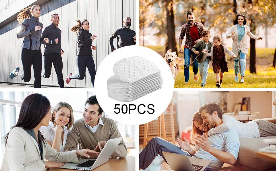 Underarm Sweat Pads,Disposable Underarm Shields Pads for Women Men(50Pcs) - Concordia Style Boutique