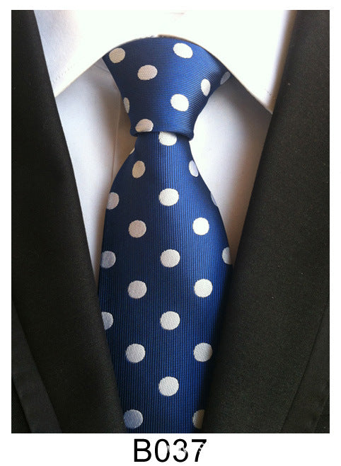 Factory Tie Polyester Jacquard Tie Men's Casual Formal Wear Professional Business Tie Spot Supply