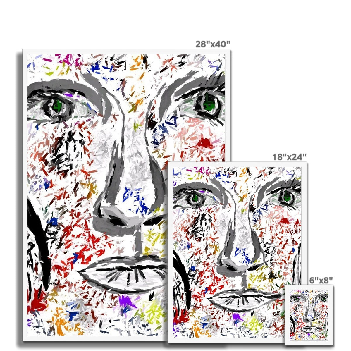 Woman in Color Framed Print - Premium Fine art from Prodigi - Just $26! Shop now at Concordia Style Boutique