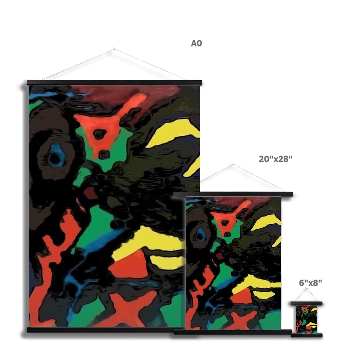 Drunk Fine Art Print with Hanger