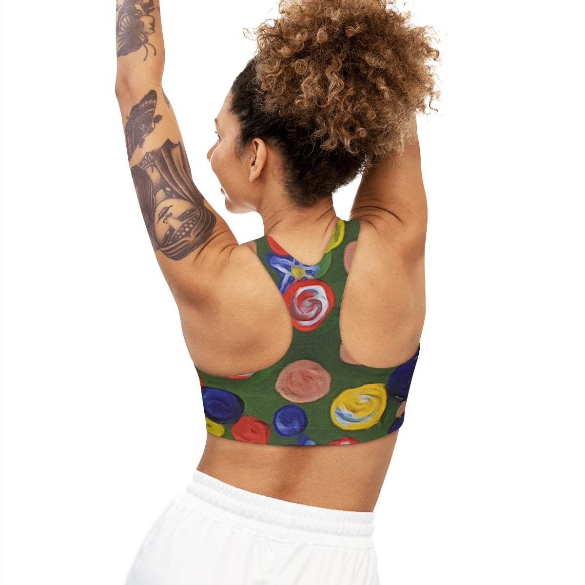 Seamless Sports Bra (AOP) - Premium Sports Bra from Concordia Style Boutique - Just $42.28! Shop now at Concordia Style Boutique