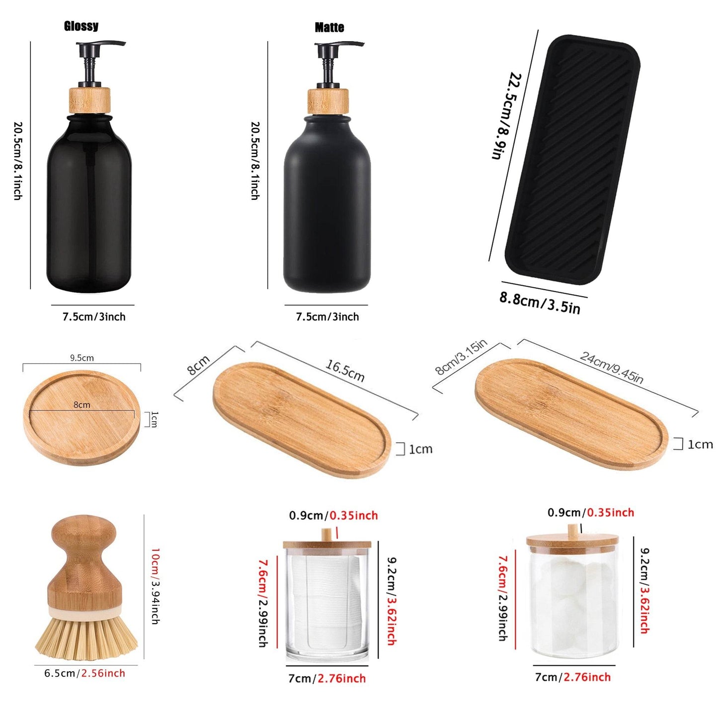 Dish Soap Bottle with Bamboo Pump - Concordia Style Boutique