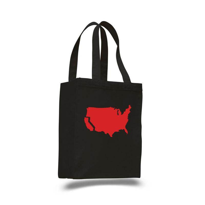 California- cotton canvas natural tote bag - Concordia Style Boutique