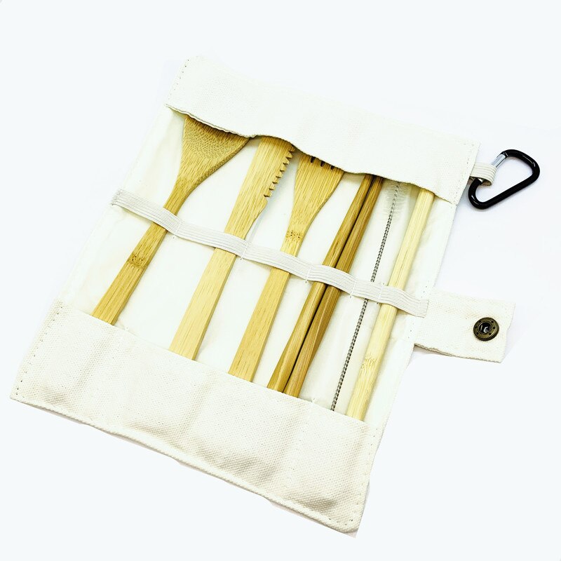 Bamboo Travel Utensils -Sustainable Bamboo Cutlery Set - Concordia Style Boutique