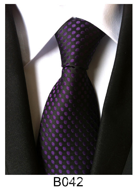 Factory Tie Polyester Jacquard Tie Men's Casual Formal Wear Professional Business Tie Spot Supply