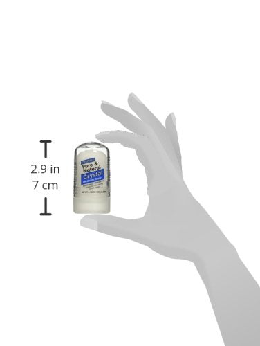 Deodorant Stone Pure and Natural Crystal Mini Stick, 2.125 Ounce - Premium Deodorant from Concordia Style Boutique - Just $13.40! Shop now at Concordia Style Boutique