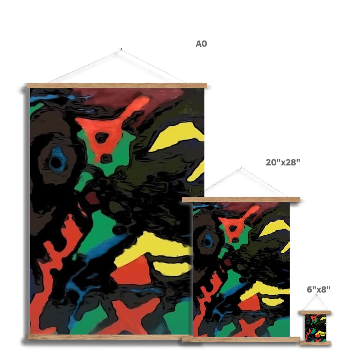 Drunk Fine Art Print with Hanger