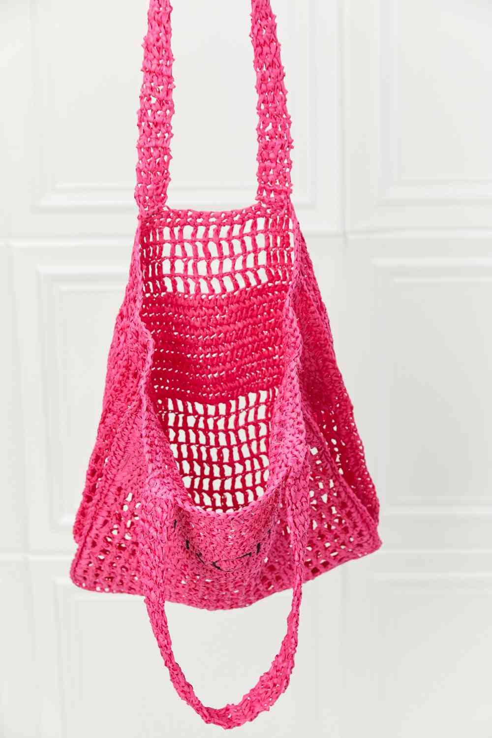Fame Tropic Babe Staw Tote Bag - Premium Bags from Trendsi - Just $37.70! Shop now at Concordia Style Boutique