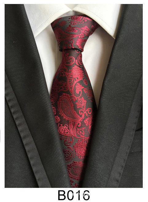 Factory Tie Polyester Jacquard Tie Men's Casual Formal Wear Professional Business Tie Spot Supply