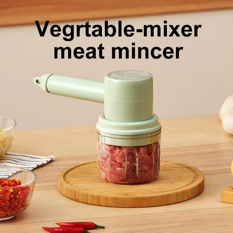 Wireless Portable Electric Food Mixer Hand Blender -3 Speeds - High Power Dough Blender / Egg Beater / Hand Mixer - Concordia Style Boutique