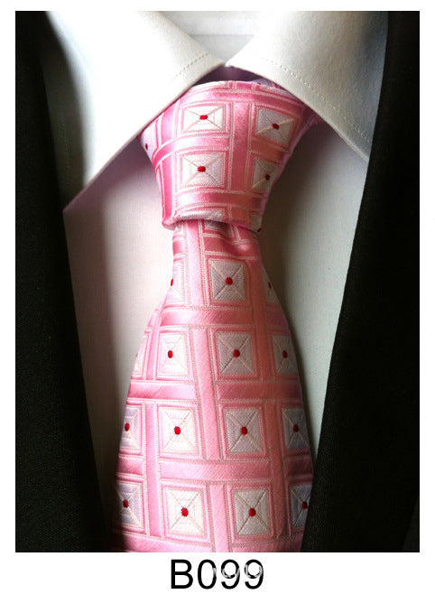 Factory Tie Polyester Jacquard Tie Men's Casual Formal Wear Professional Business Tie Spot Supply