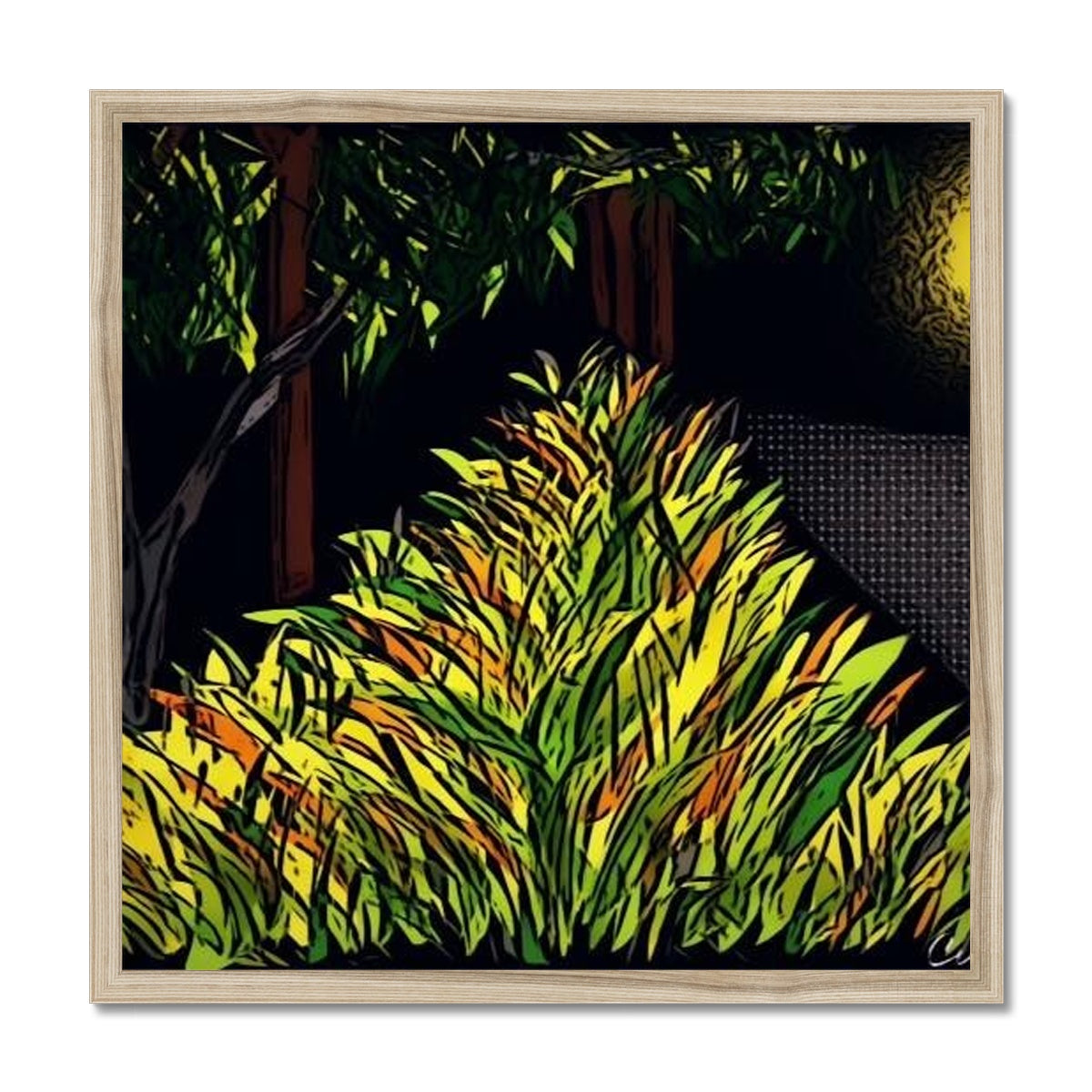 The Garden Budget Framed Poster