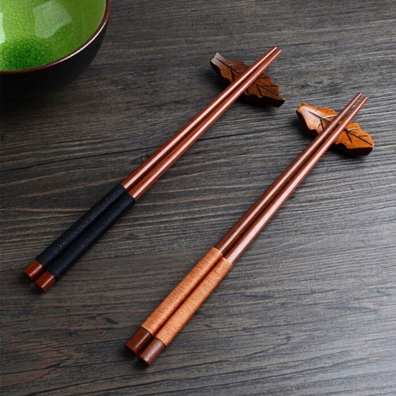 Handmade Japanese Natural Chestnut Wood Chopsticks - Concordia Style Boutique