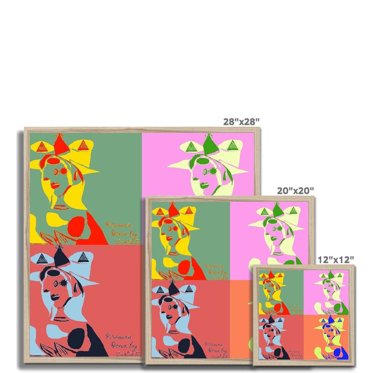 Woman Goes Pop! Framed Print - Concordia Style Boutique