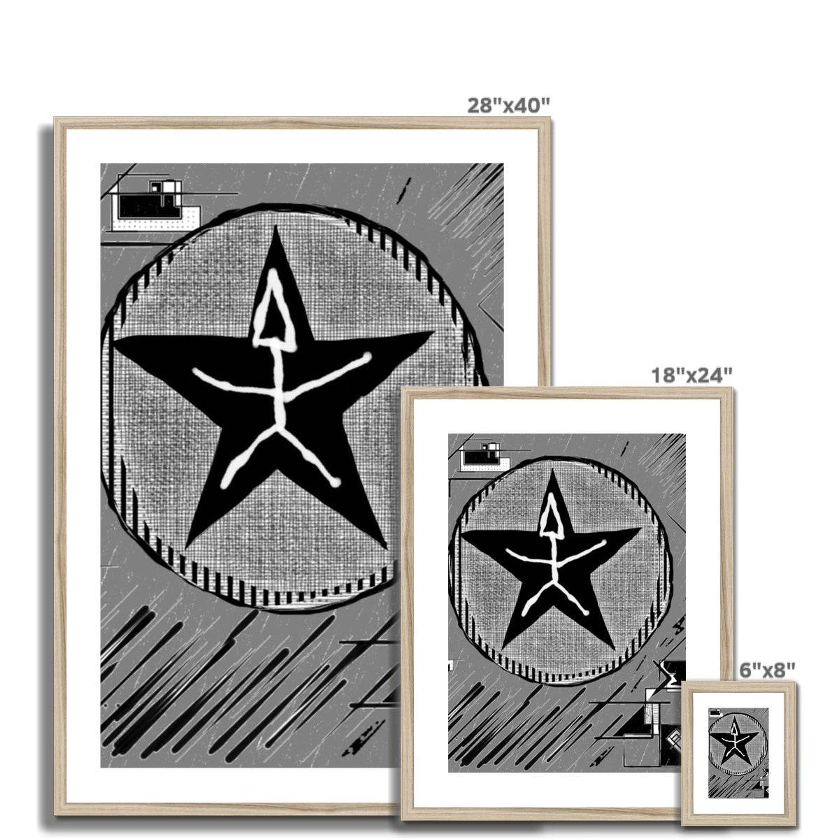 Mankind Framed & Mounted Print - Concordia Style Boutique