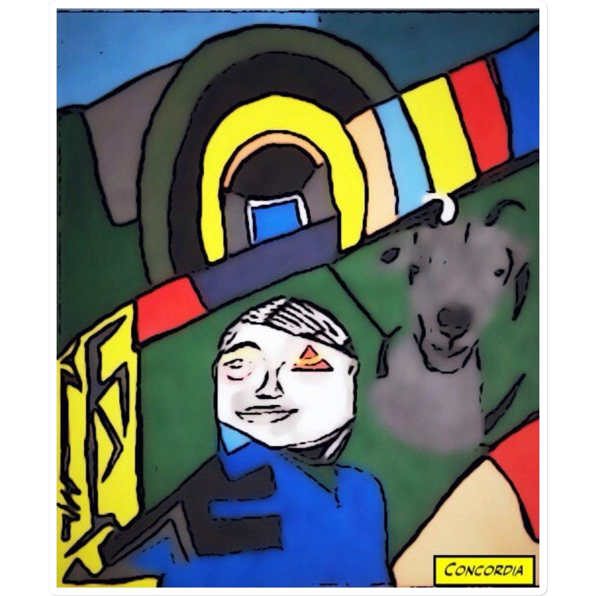 G.O.A.T. Sticker - Concordia Style Boutique