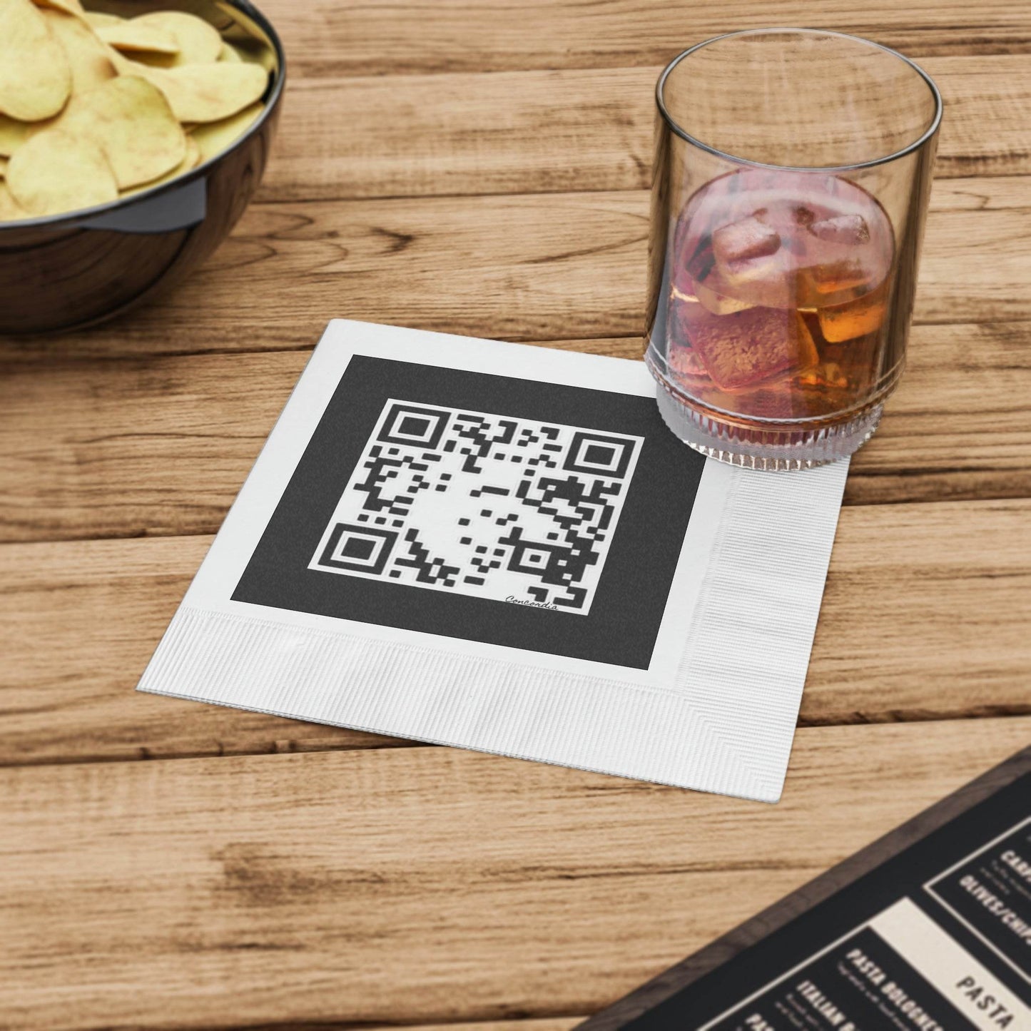 White Coined Napkins - Concordia Style Boutique