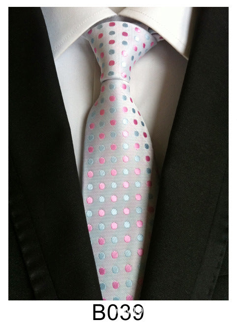 Factory Tie Polyester Jacquard Tie Men's Casual Formal Wear Professional Business Tie Spot Supply