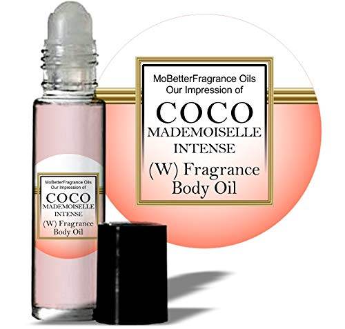 MoBetter Fragrance Oils' Our Impression of C o c o Mademoiselle Intense for Women Body Oil Fragrance 1/3 oz roll on Glass Bottle - Concordia Style Boutique