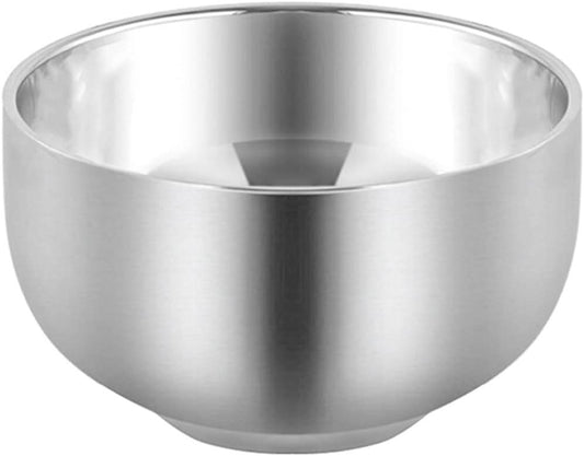 Men's Durable Shaving Soap Cup - Shining High Quality - Double Layer - Stainless Steel - Heat Insulation - Smooth Shaving Mug Bowl - Concordia Style Boutique