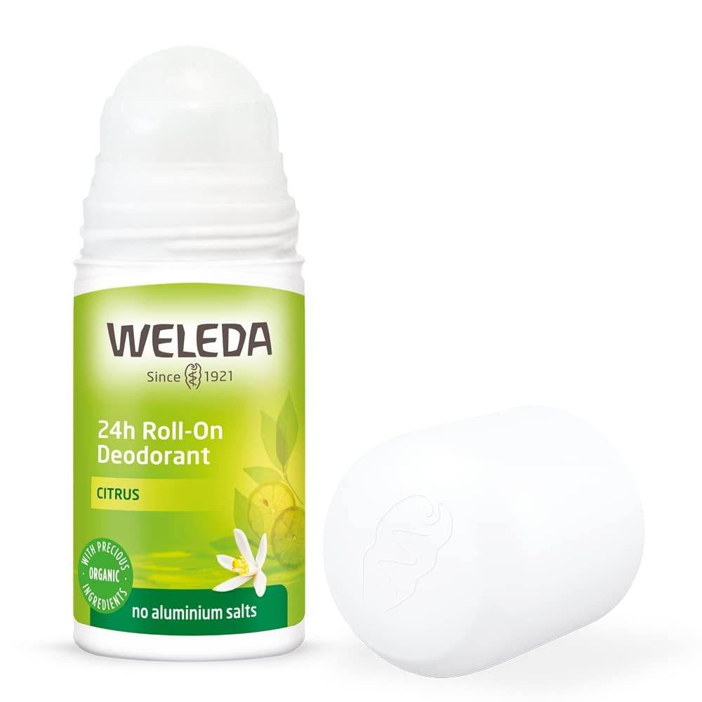 Weleda 24 Hour Roll-On Deodorant, Citrus,Yellow 1.7 Fluid Ounce - Concordia Style Boutique