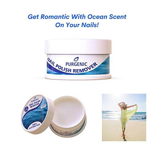 Purgenic Nail Polish Remover Pads - (128 Count) - On the Go & Travel - Lint Free Nail Polish Wipes - Pre-soaked Pads Made All Natural Ingredients - Cuticle Wipes - No Harsh Odor or Chemicals - Concordia Style Boutique