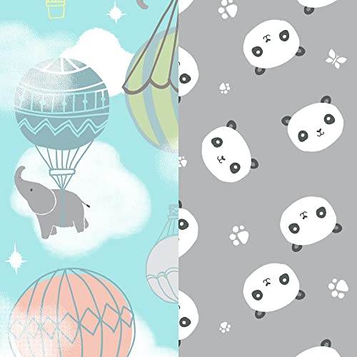The Honest Company Clean Conscious Diapers | Plant-Based, Sustainable | Above It All + Pandas | Club Box, Size Newborn, 76 Count - Concordia Style Boutique