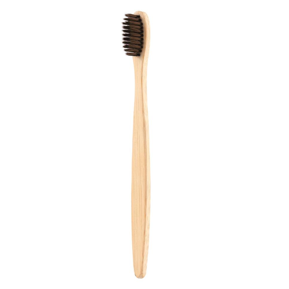 Eco-Friendly Natural Bamboo Charcoal Toothbrush Soft Bristle Wooden Handle Adult Teeth Clean Travel Tooth Brush - Concordia Style Boutique