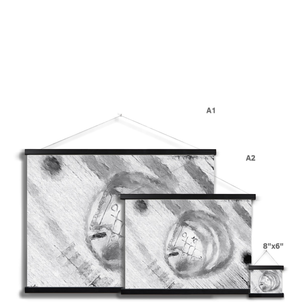 Head Fine Art Print with Hanger - Premium Fine art from Prodigi - Just $12.48! Shop now at Concordia Style Boutique