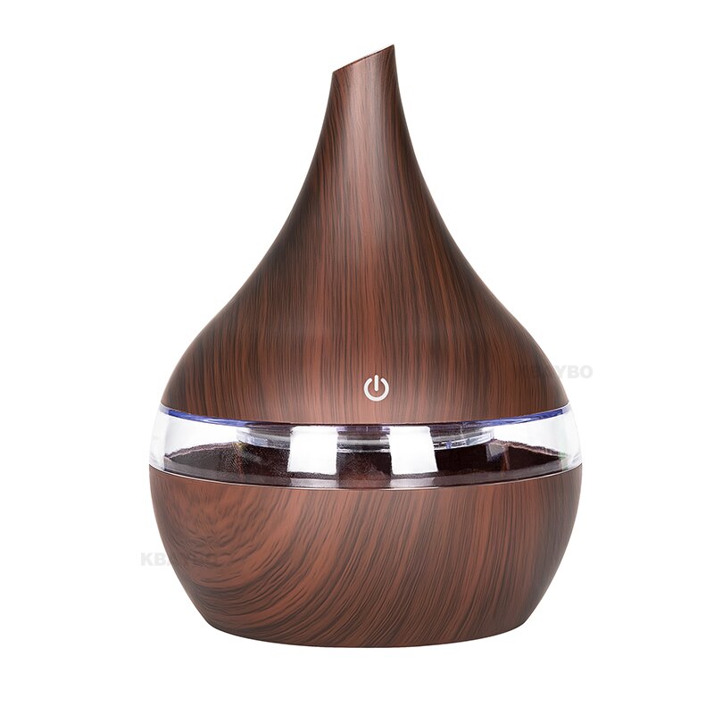 KBAYBO 300ml USB Electric Aroma air diffuser wood grain Ultrasonic air humidifier - Premium from Concordia Style Boutique - Just $22.51! Shop now at Concordia Style Boutique