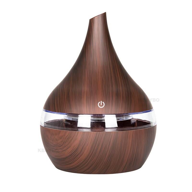 KBAYBO 300ml USB Electric Aroma air diffuser wood grain Ultrasonic air humidifier - Concordia Style Boutique