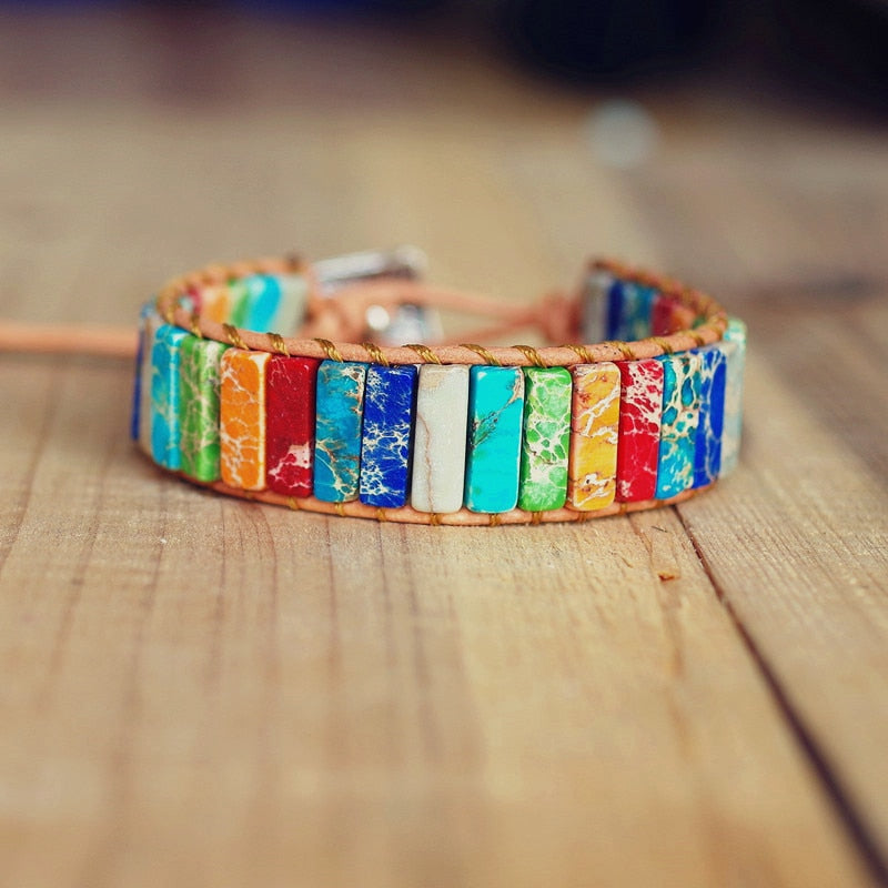 Natural Stone Handmade Chakra Bracelet - Concordia Style Boutique