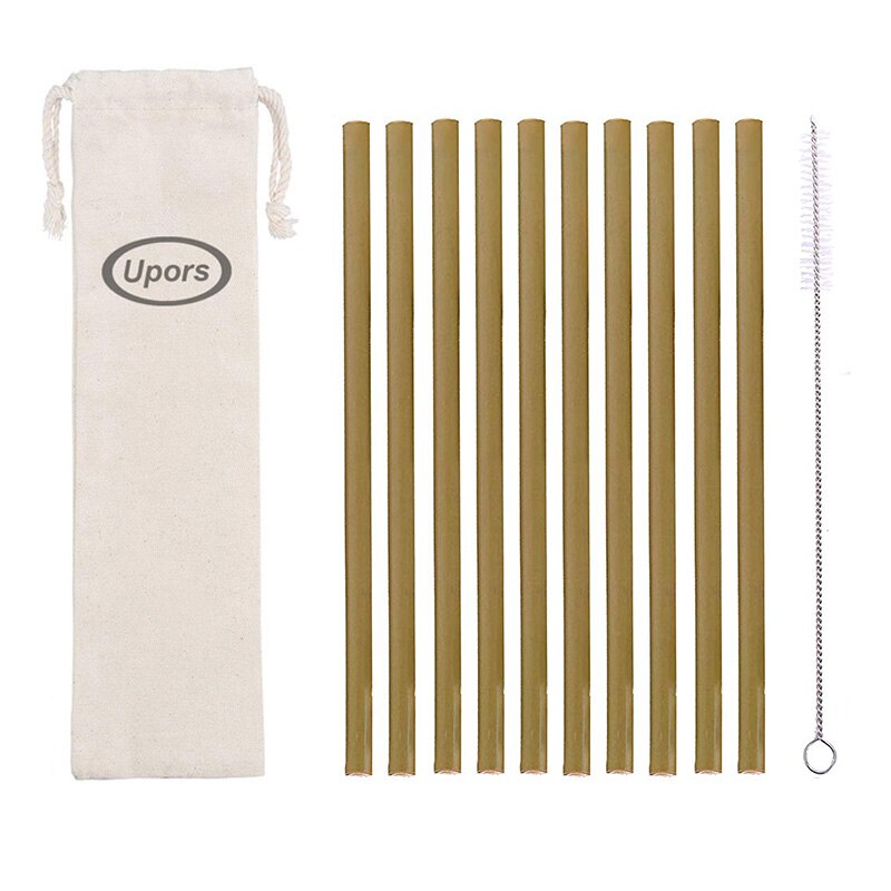 Natural organic bamboo straw - Concordia Style Boutique