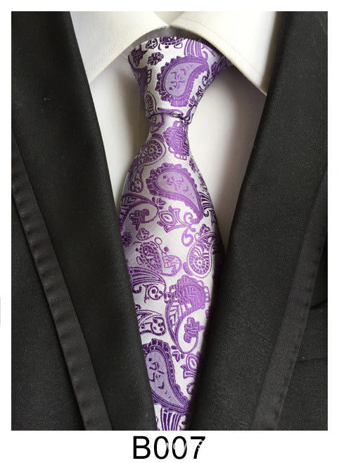 Factory Tie Polyester Jacquard Tie Men's Casual Formal Wear Professional Business Tie Spot Supply