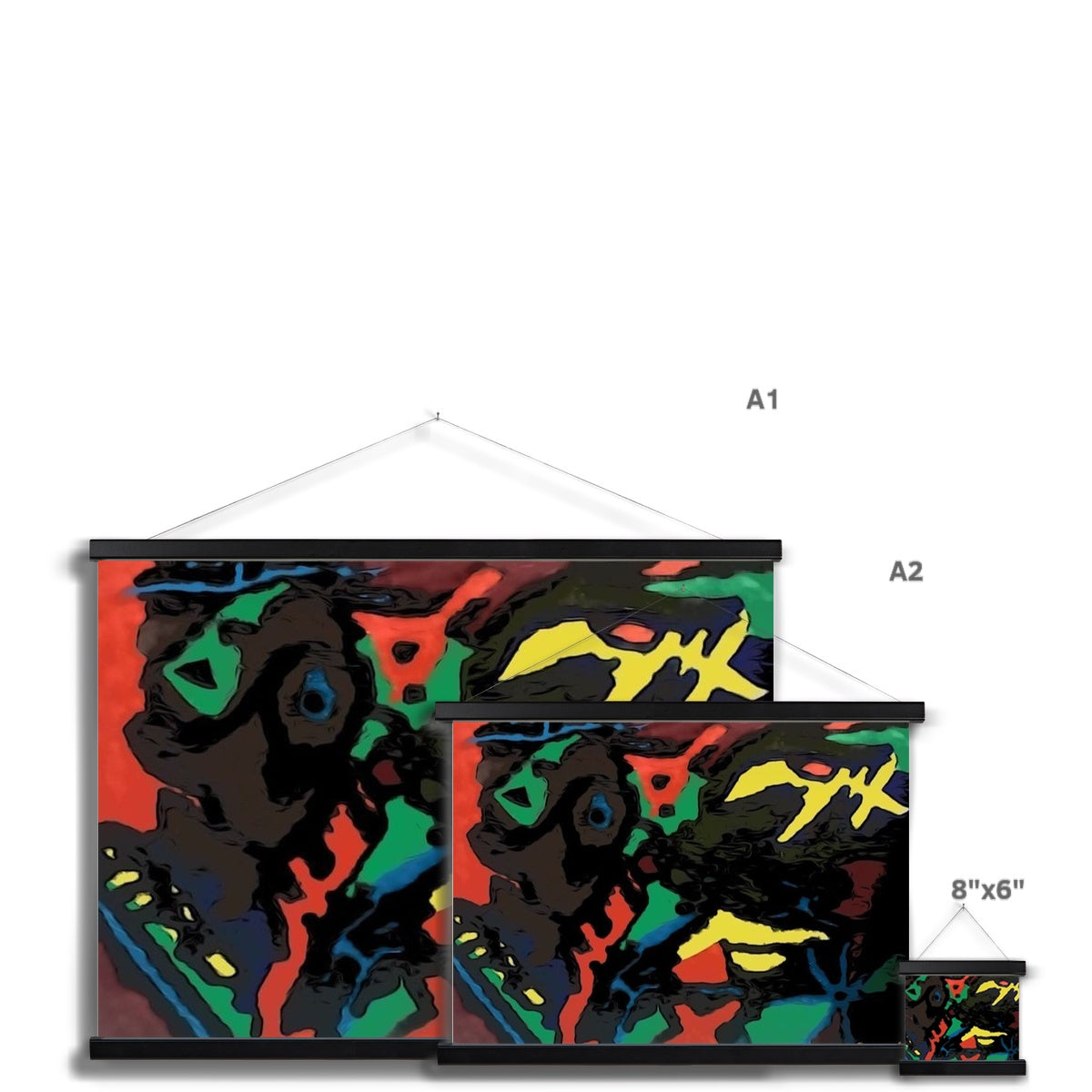 Drunk Fine Art Print with Hanger