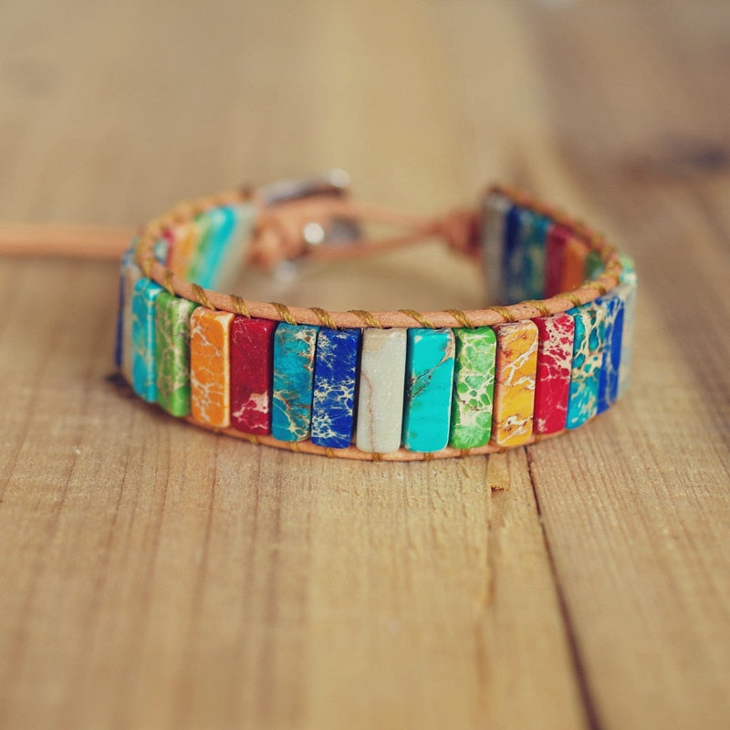 Natural Stone Handmade Chakra Bracelet - Concordia Style Boutique