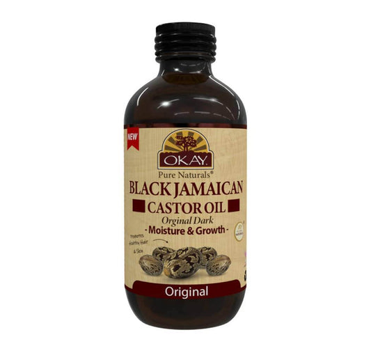 Jamaican Castor Oil Original Dark|Argan|Restores Hair&Skin|Helps Naturally Grow Strong Healthy Hair,Enhances Elasticity,Stimulates Hair Follicles| Silicone,Paraben Free|Made in USA 4 oz, OKAY--BJODAR4 - Concordia Style Boutique