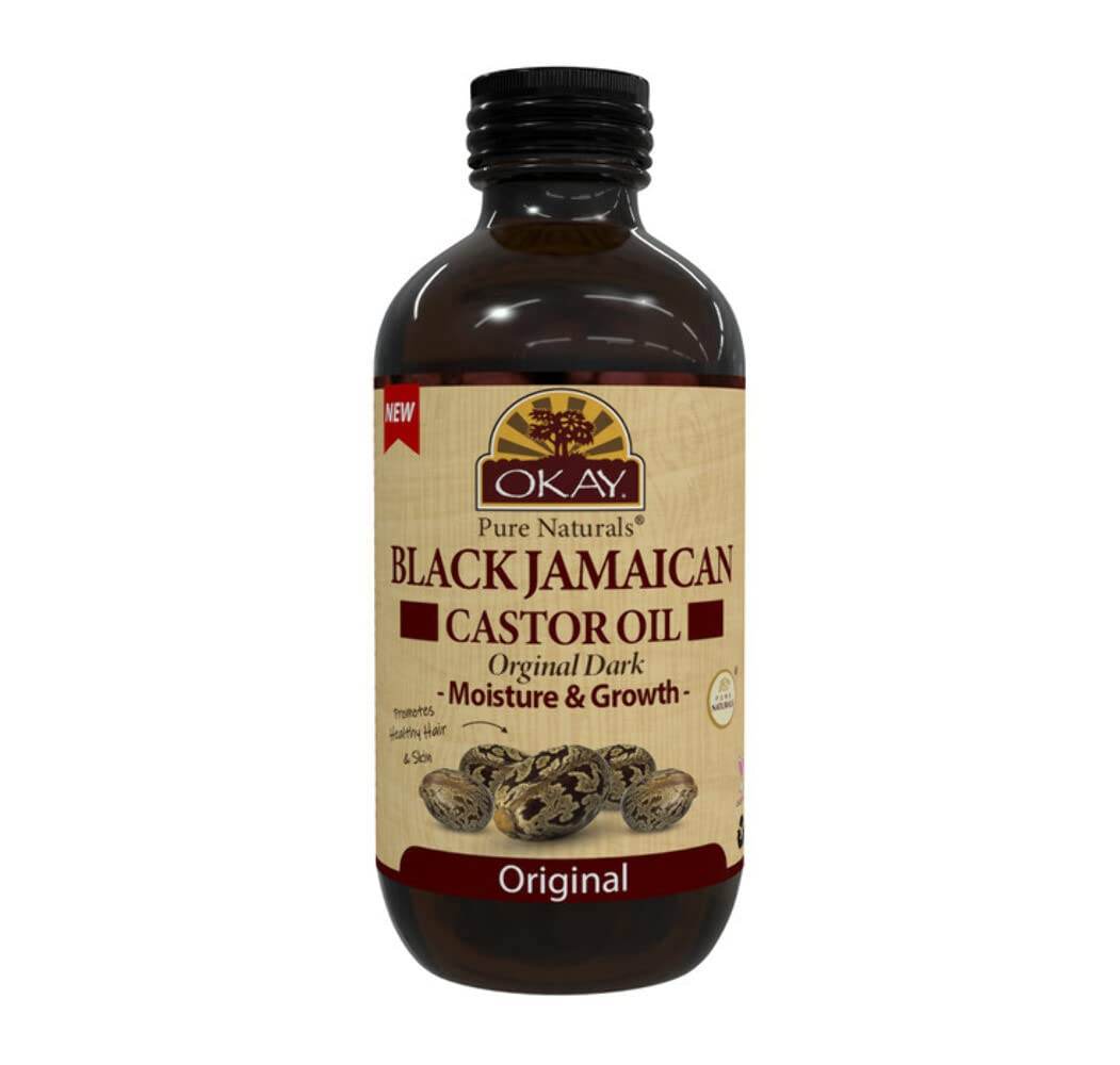 Jamaican Castor Oil Original Dark|Argan|Restores Hair&Skin|Helps Naturally Grow Strong Healthy Hair,Enhances Elasticity,Stimulates Hair Follicles| Silicone,Paraben Free|Made in USA 4 oz, OKAY--BJODAR4 - Concordia Style Boutique