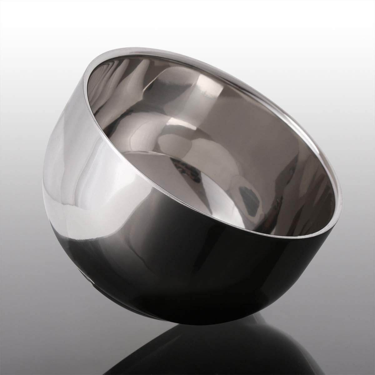 Men's Durable Shaving Soap Cup - Shining High Quality - Double Layer - Stainless Steel - Heat Insulation - Smooth Shaving Mug Bowl - Concordia Style Boutique