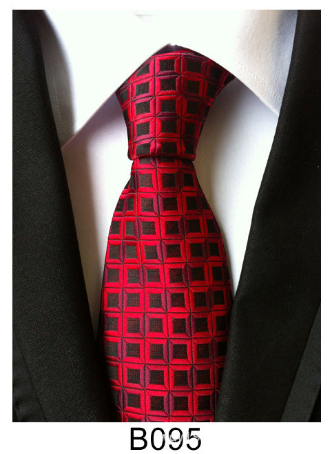 Factory Tie Polyester Jacquard Tie Men's Casual Formal Wear Professional Business Tie Spot Supply