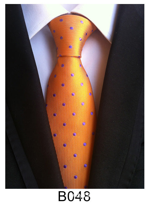 Factory Tie Polyester Jacquard Tie Men's Casual Formal Wear Professional Business Tie Spot Supply
