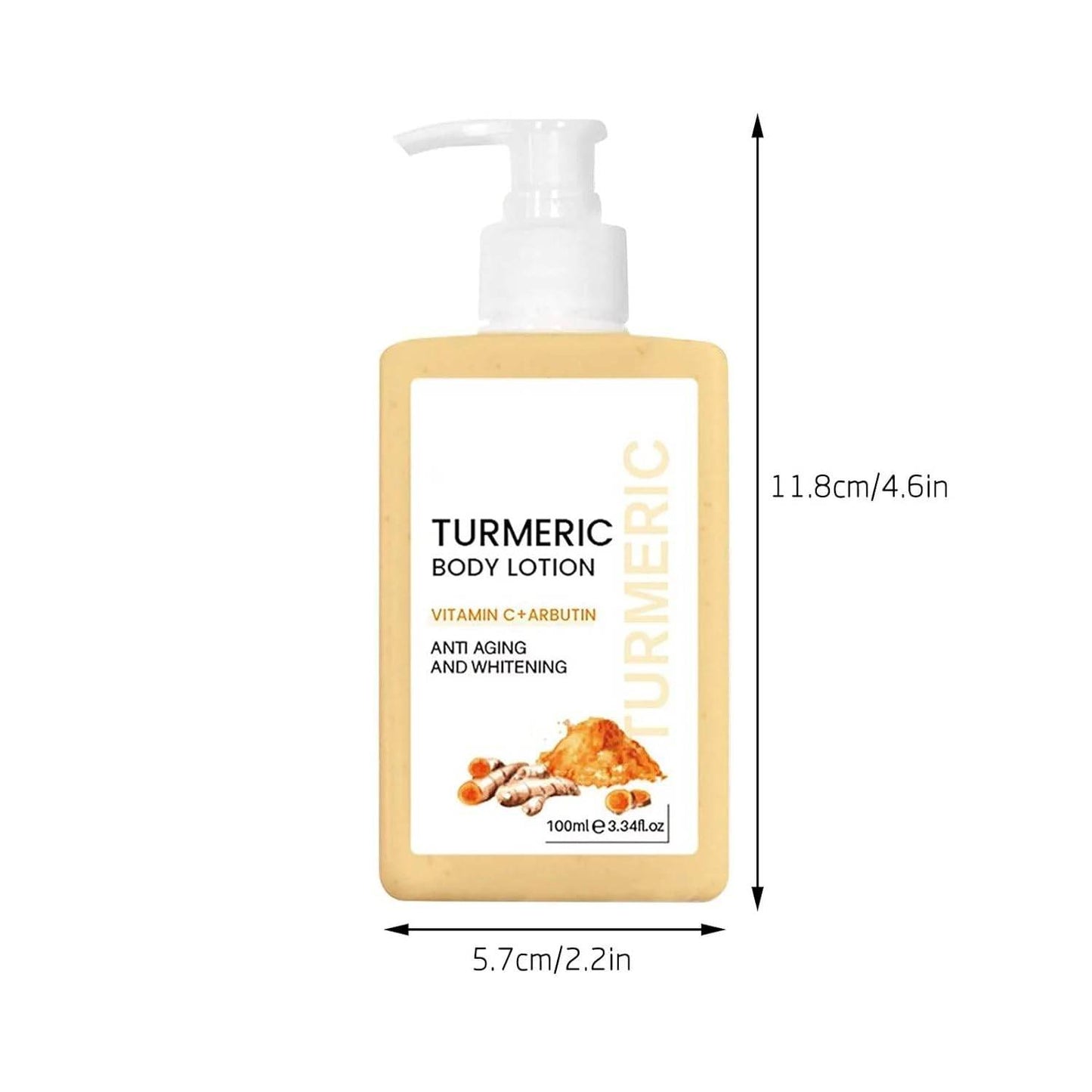 Turmeric Body Moisturising For Women & Men Body Care Product Peach Lotion (White, One Size) - Concordia Style Boutique