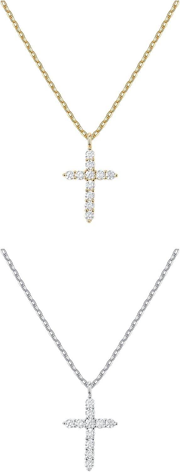 PAVOI 14K Gold Plated Cross Necklace for Women | Cross Pendant | Gold Necklaces for Women - Concordia Style Boutique
