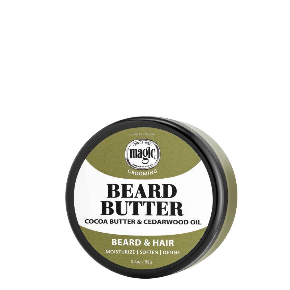 Men's Grooming Conditioning Beard Butter With Cocoa Butter and Cedarwood Oil, Moisturizes, Softens and Define With No Drying Alcohol, 3.5 ounces - Concordia Style Boutique