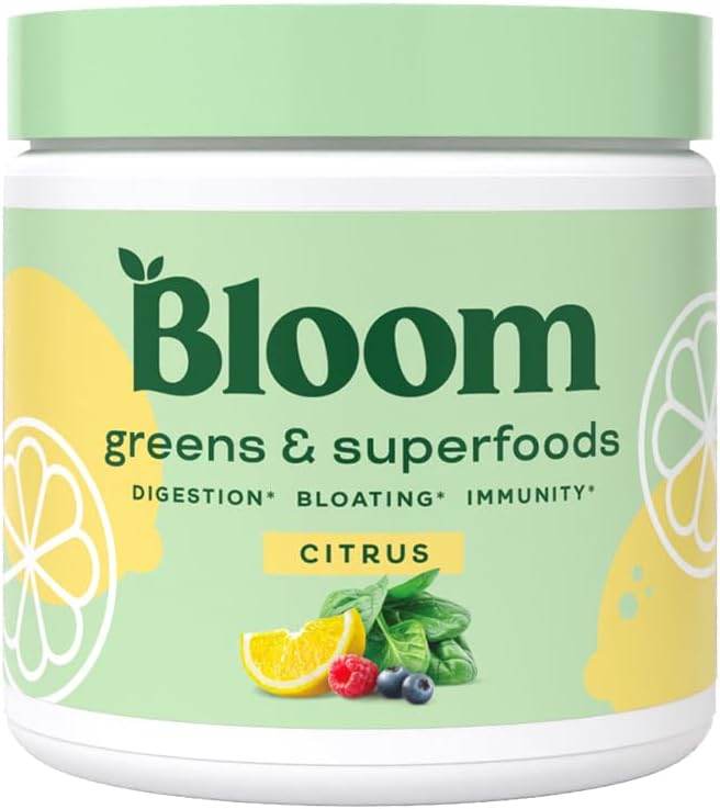 Bloom Nutrition Super Greens Powder Smoothie & Juice Mix - Probiotics for Digestive Health & Bloating Relief for Women, Digestive Enzymes with Superfoods Spirulina & Chlorella for Gut Health (Mango) - Concordia Style Boutique
