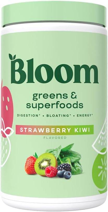 Bloom Nutrition Super Greens Powder Smoothie & Juice Mix - Probiotics for Digestive Health & Bloating Relief for Women, Digestive Enzymes with Superfoods Spirulina & Chlorella for Gut Health (Mango) - Concordia Style Boutique