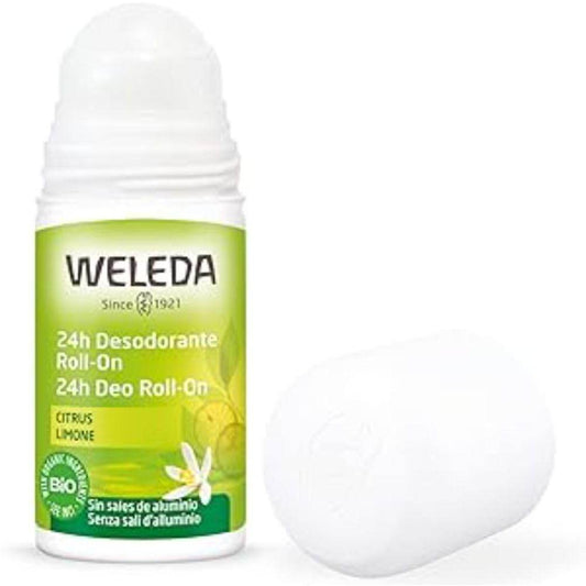 Weleda 24 Hour Roll-On Deodorant, Citrus,Yellow 1.7 Fluid Ounce - Concordia Style Boutique