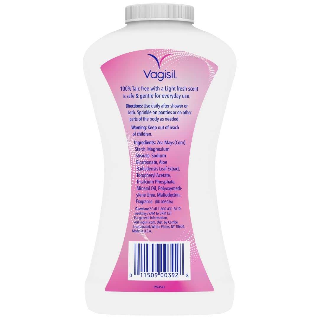 Vagisil Odor Block Deodorant Powder for Women, Helps to Prevents Chafing, Talc-Free, 8 Ounce (Pack of 1) - Concordia Style Boutique