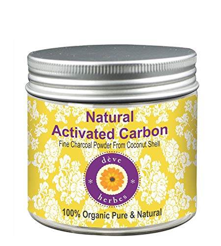 Deve Herbes Pure Natural Activated Carbon Fine Charcoal Powder From Coconut Shell Organic Pure & Natural 100gm (3.5 oz) - Concordia Style Boutique